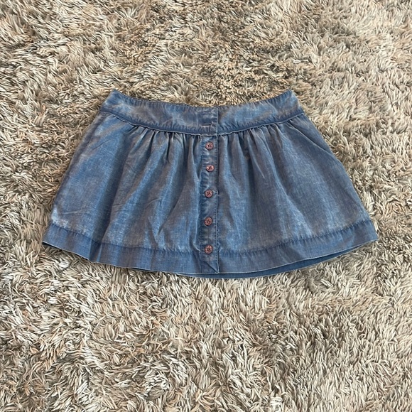 Guess Chambray Button Down Mini Skirt - Picture 1 of 4